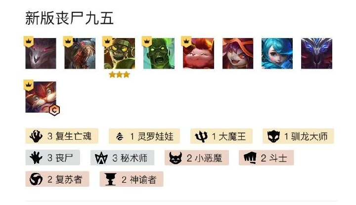 【S5.5】梨落推荐阵容新版丧尸九五