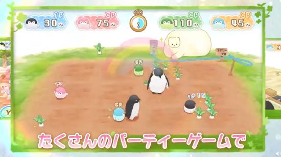 《一起玩吧 正能量企鹅》登陆Switch，超萌企鹅在线钓鱼