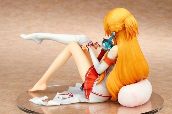 awsl~《刀剑神域》亚丝娜骑士团服装手办，别样美感