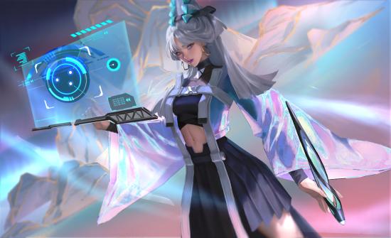 不择纸笔，妙在心手——上官婉儿-天狼绘梦者同人插画