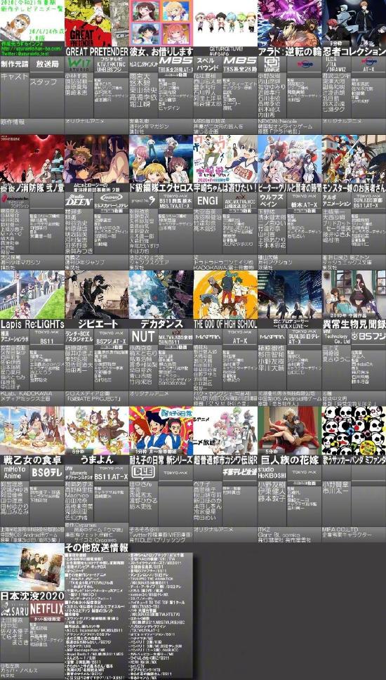 2020年7月新番最终版已定，《从零》、《SAO最终季》、《日本沉没》都来啦！
