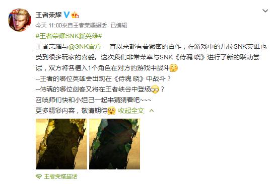 王者荣耀新SNK英雄曝光，定位物理女战士，4个技能无蓝条，还是宫本的老婆！