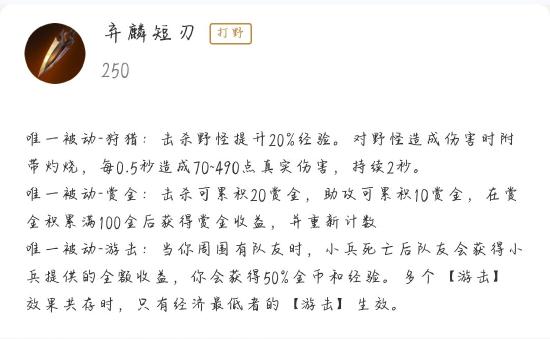 新版本边路恶霸– –边惩金刀白起及新装备全面解析