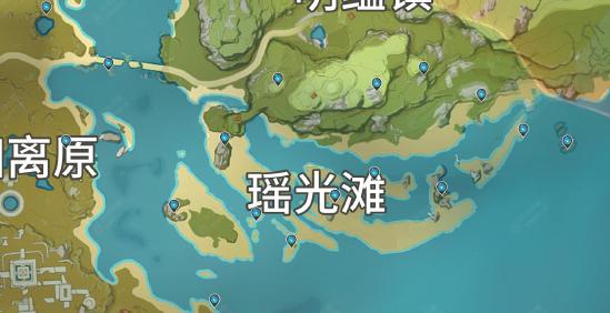 【原神】陨星碎屑坐标分布