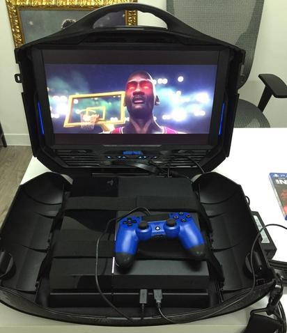 自制便携型PS4随时随地开玩，这才是硬核游戏爱好者的模样