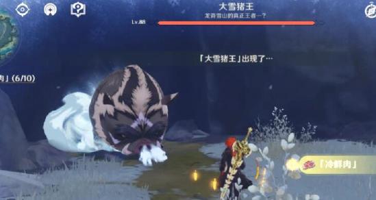 【1.2攻略】任务：新鲜的肉----大雪猪王！