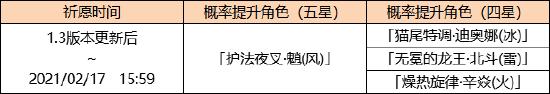 「烟火之邀」祈愿：「护法夜叉·魈(风)」概率UP！