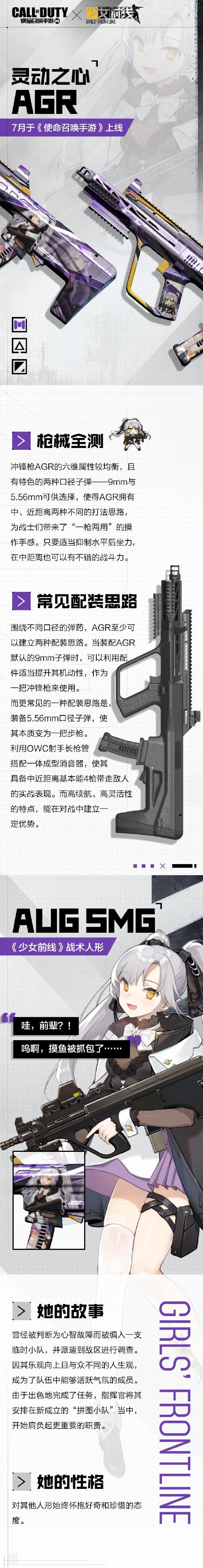 【使命情报站】少前联动枪械情报第三弹，M16、AGR、PP19正式加入