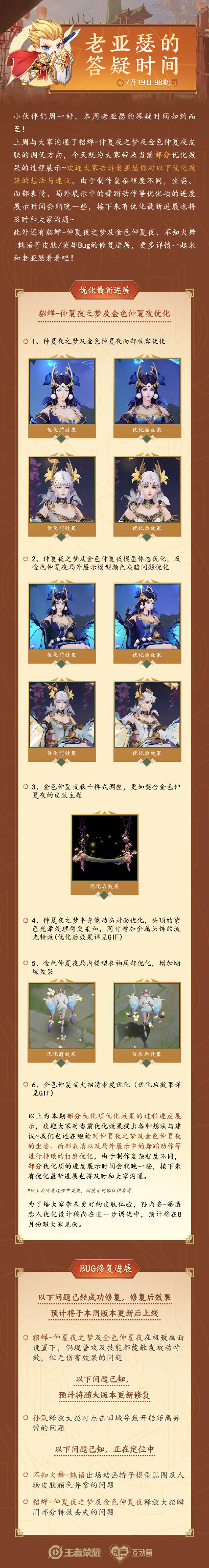 老亚瑟的答疑时间: 仲夏夜之梦&金色仲夏夜部分优化效果过程展示