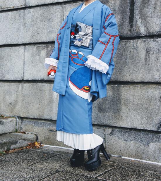 宝可梦元素与和服融合！这是二次元的时尚新潮流吗？