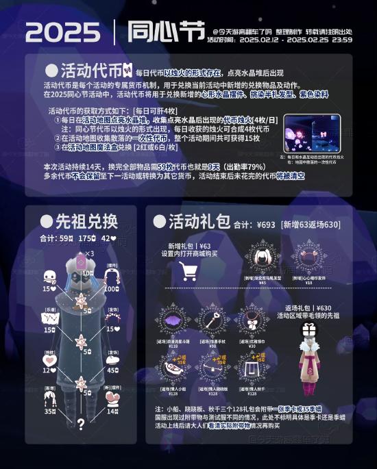 【同心节】心心相印发饰（礼包）物品展示及兑换图